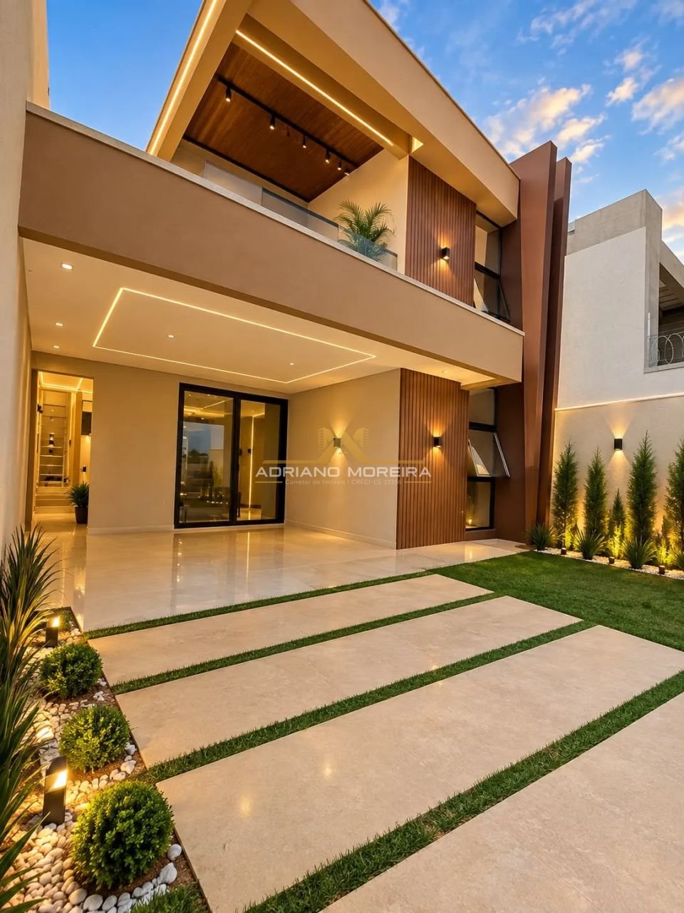 Casa moderna com 3 quartos, suíte e rooftop